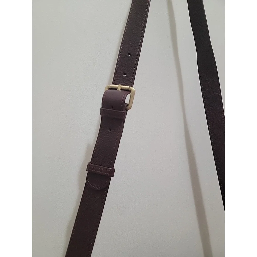 Authentic RACHEL ROY burgundy leather Medium laptop tote bag purse EUC